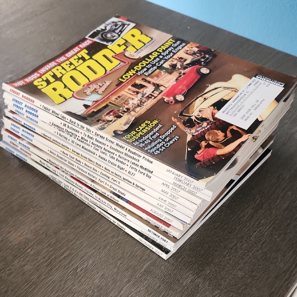 2007 Street Rodder Magazine Full 12 Month Collection